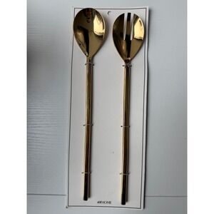 H&M Home Gold Salad Servers Serving Utensils Set